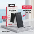 VEN-DENS 10000mAh Fast Charging Power Bank